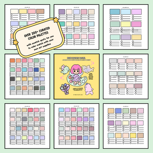 Pixie Palette Pastel Color Palette Book