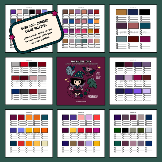 Pixie Palette Coven Witchcore Color Palette Book