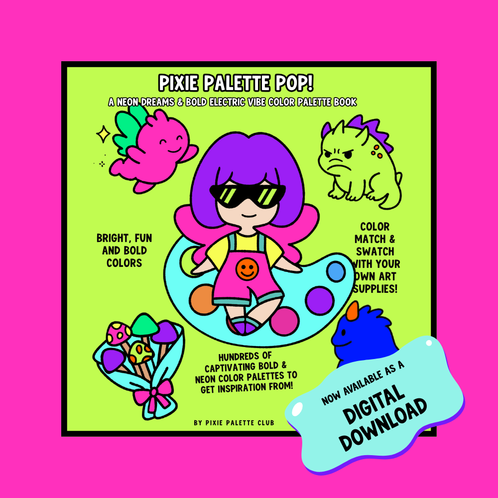Pixie Palette Pop Bold & Neon Color Palette Book