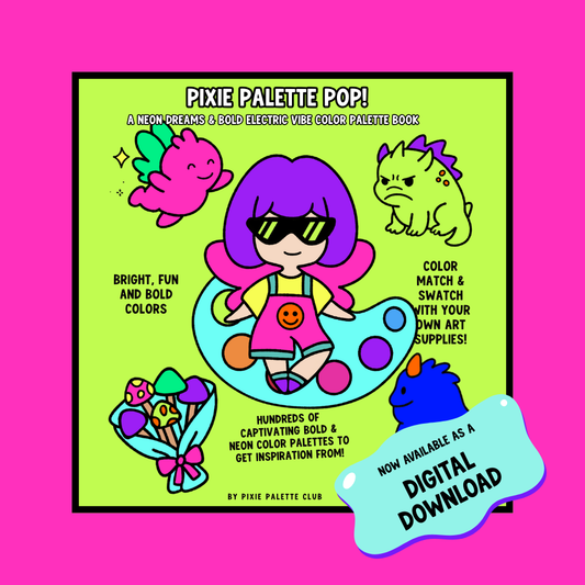 Pixie Palette Pop Bold & Neon Color Palette Book